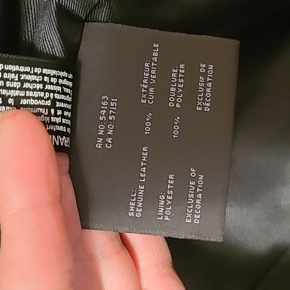 Leather moto jacket NWOT - Picture 10 of 11